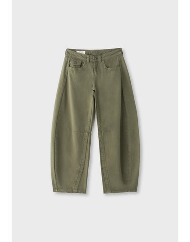 스트라디바리우스 로우라이즈 벌룬핏 청바지 7348/319/550 KHAKI
