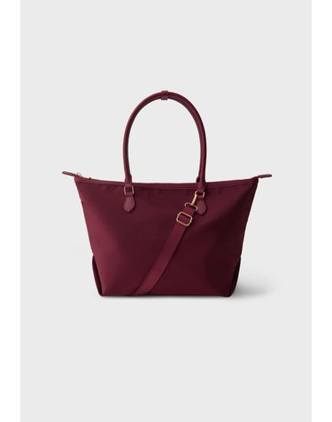 스트라디바리우스 탈착식 스트랩 쇼퍼백 3551/201/152 BURGUNDY