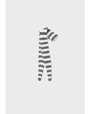 스트라디바리우스 스트라이프 니트 머플러 3586/203/250 DARK GREY