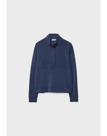 스트라디바리우스 소프트 하프집업 긴팔 맨투맨 8728/276/011 DARK NAVY