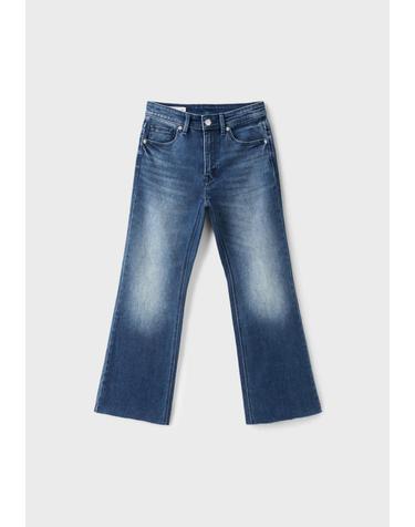 스트라디바리우스 하이웨스트 크롭 부츠컷 청바지 1480/410/742 MEDIUM BLUE
