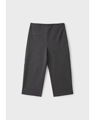 스트라디바리우스 스트라이프 스마트 크롭 팬츠 4529/201/250 CHARCOAL GREY