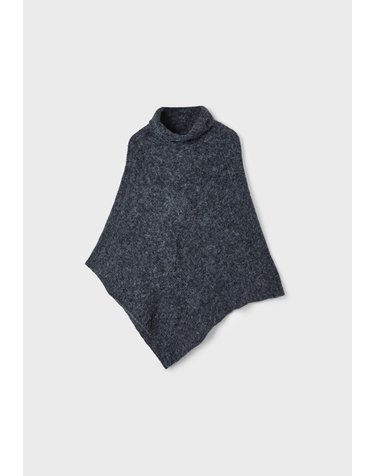 스트라디바리우스 하이넥 니트 케이프 판초 5114/423/252 DARK GREY