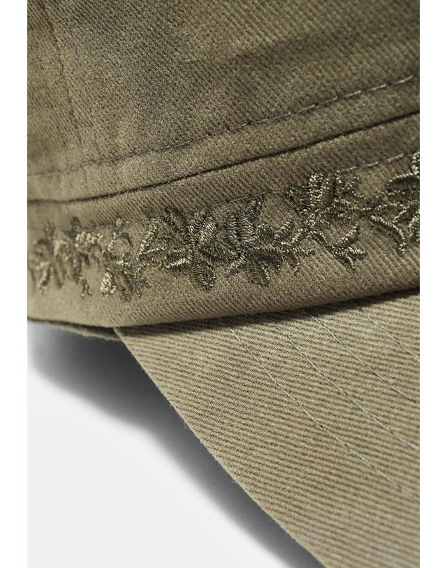 스트라디바리우스 스트라디바리우스 자수 세일러 캡모자 3809/203/550 KHAKI 카키 착용컷