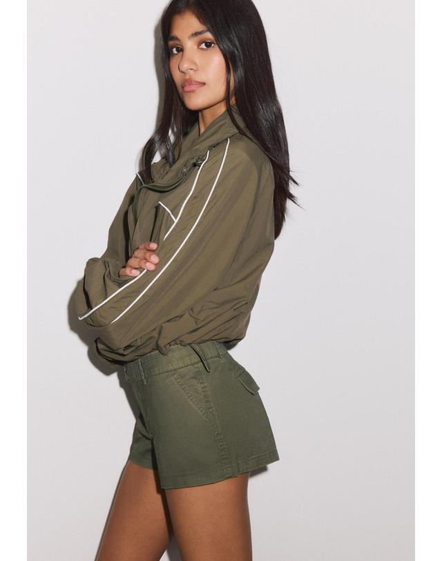 스트라디바리우스 스트라디바리우스 테크니컬 파이핑 바람막이 자켓 7620/250/550 KHAKI 카키 착용컷