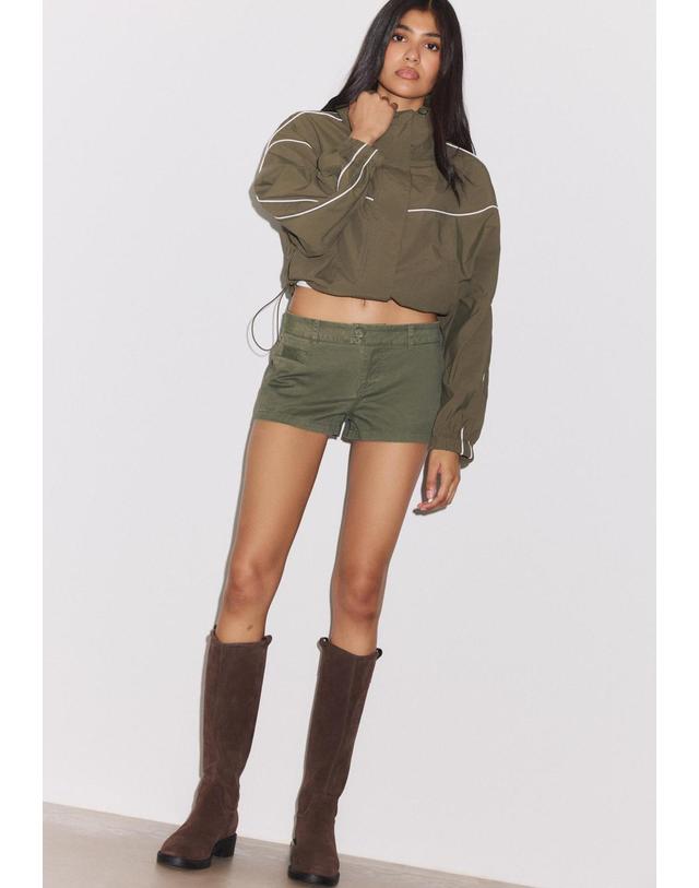 스트라디바리우스 스트라디바리우스 테크니컬 파이핑 바람막이 자켓 7620/250/550 KHAKI 카키 착용컷