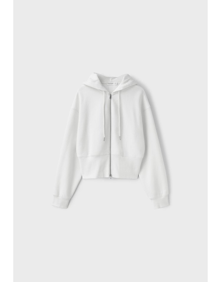 STRADIVARIUS 스트라디바리우스 크롭 집업 후드티 6577/854/004 ECRU