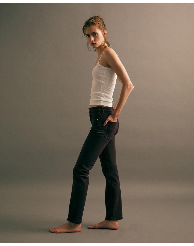 스페라 스페라 스트레이트 슬림핏 청바지 58670400363 291 BERENJENA 네이비 착용컷