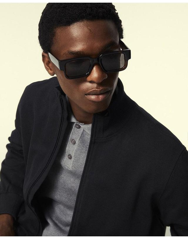 스페라 스페라 스트레치 집업 봄버 자켓 56140008048 NEGRO 블랙 착용컷