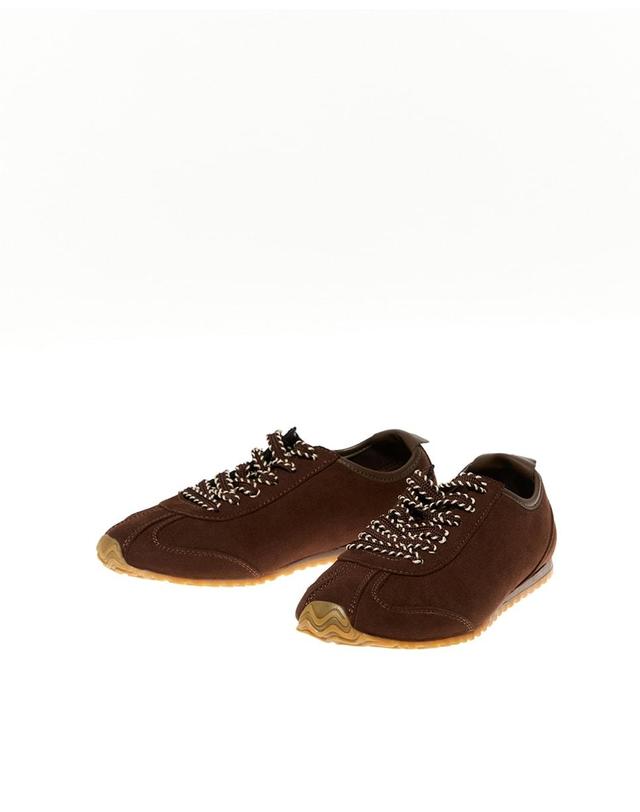 스페라 스페라 소프트 레이스업 캐주얼 스니커즈 58750000992 CHOCOLATE 브라운 착용컷