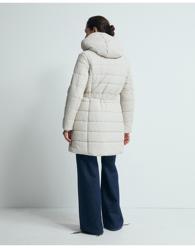 스페라 스페라 퍼 후드 랩넥 롱 패딩 파카 58330600535 HIELO 크림 착용컷