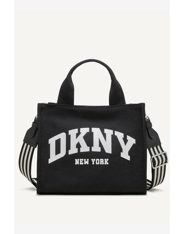 디케이엔와이 DKNY 로고 크로스 토트백 블랙 9060332 NEGRO