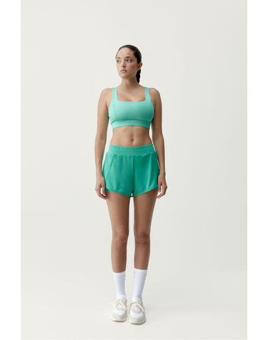 본리빙요가 테크니컬 스포츠 그린 숏팬츠 8183679 TURQUESA