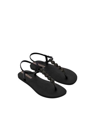 이파네마 글리터 T자 스트랩 샌들 4184987 NEGRO