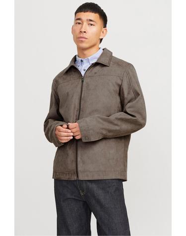 잭앤존스 테크니컬 스웨이드 블루종 재킷 7150675 GRIS