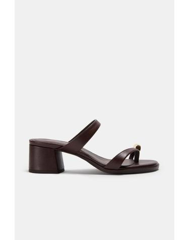 브라이언 스텝와이즈 마르티나 블록 힐 샌들 9961279 MARRON OSCURO