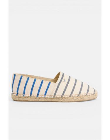 실본 스트라이프 에스파드류 슬립온 7533168 ESTAMPADO AZUL
