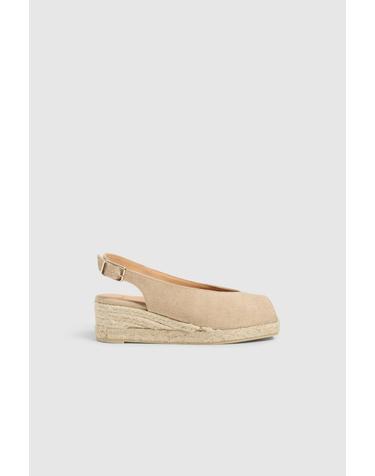 캐스타네르 내추럴 에스파드류 웨지 샌들 5cm 9961261 BEIGE