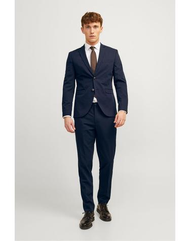 잭앤존스 슬림핏 남성 네이비 수트 셋업 6770790 AZUL MARINO