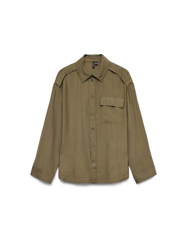 베로모다 테크니컬 사파리 긴팔 셔츠 4313066 VERDE