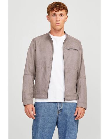 잭앤존스 스웨이드 바이커 자켓 7150711 GRIS