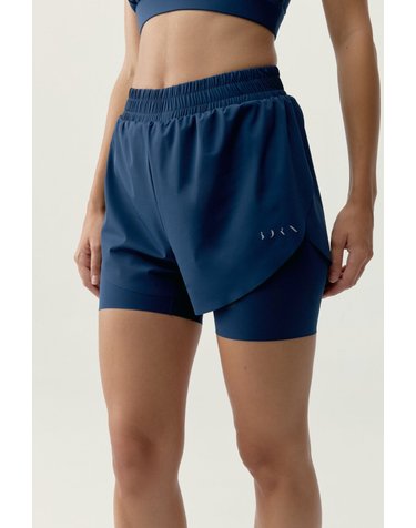 본리빙요가 테크니컬 네이비 스포츠 숏츠 4233844 AZUL