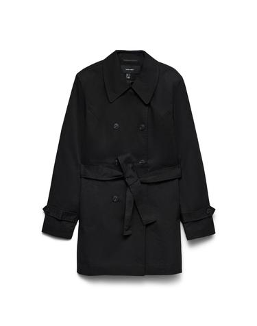 베로모다 더블버튼 벨트 블랙 트렌치코트 7930186 NEGRO