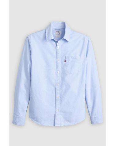 리바이스 베이직 블루 옥스포드 긴팔 셔츠 6740968 AZUL