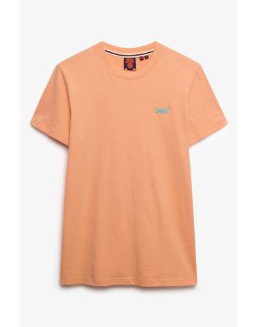 슈퍼드라이 로고 베이직 라운드핏 반팔 티셔츠 6801317 NARANJA