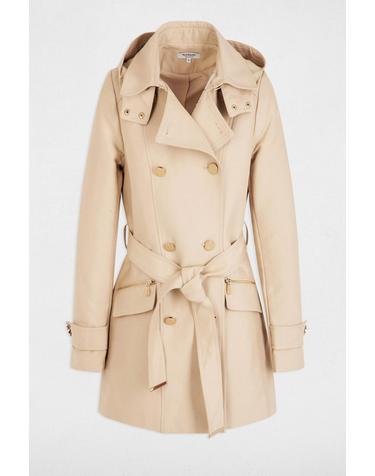 모르간 벨트 후드 트렌치코트 7930195 BEIGE