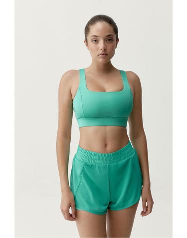 본리빙요가 테크니컬 브라 패드 스포츠 탑 8183677 TURQUESA