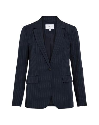 빌라 스트라이프 싱글버튼 블레이저 네이비 6433030 AZUL OSCURO