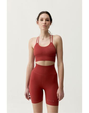 본리빙요가 더블 스트랩 심리스 스포츠 탑 8183593 ROJO