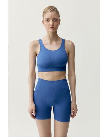 본리빙요가 와이드 스트랩 스포츠 탑 8183660 AZUL