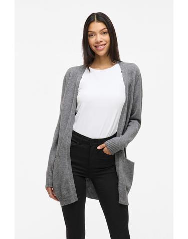 빌라 오픈 니트 롱 가디건 5795141 GRIS