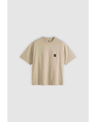 리바이스 릴렉스핏 라운드넥 포켓 반팔 티셔츠 6801341 BEIGE