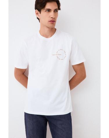 페드로 델 이에로 레귤러핏 라운드넥 로고 반팔 티셔츠 5484124 BLANCO