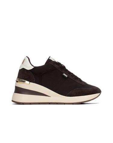 엑스티아이 캐주얼 웨지 스니커즈 7cm 3894227 MARRON OSCURO
