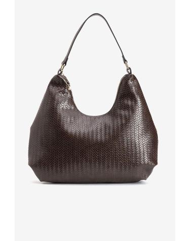 빌라노바 우븐 텍스처 숄더백 5510968 MARRON OSCURO