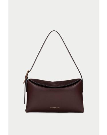 히스파니타스 베이직 플랩 숄더백 7004437 MARRON OSCURO
