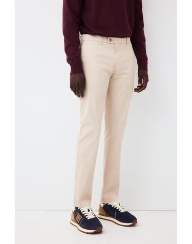 페드로 델 이에로 슬림핏 프리미엄 치노 팬츠 7824097 BEIGE