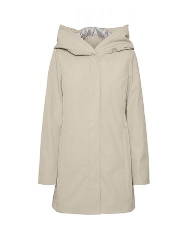 베로모다 네오프렌 후드 롱코트 아이보리 7930211 BEIGE