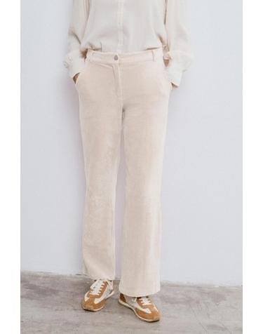 빌라 코듀로이 와이드 스트레이트 팬츠 6398272 BEIGE