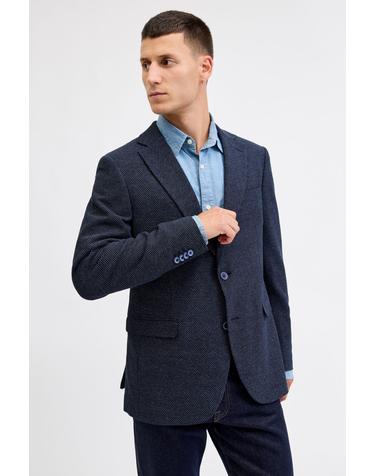 잭앤존스 슬림핏 노치 라펠 테일러드 자켓 6770815 AZUL MARINO