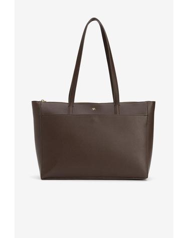 빌라노바 미니멀 지퍼 쇼퍼백 5510958 MARRON OSCURO
