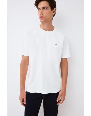 페드로 델 이에로 레귤러핏 머서라이즈 반팔 티셔츠 5484123 BLANCO