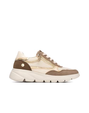 엑스티아이 캐주얼 지퍼 청키솔 스니커즈 3894220 BEIGE