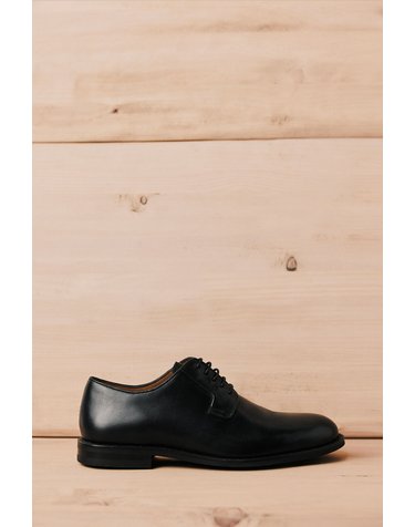 오오티오 블루처 천연 가죽 더비화 3034007 NEGRO