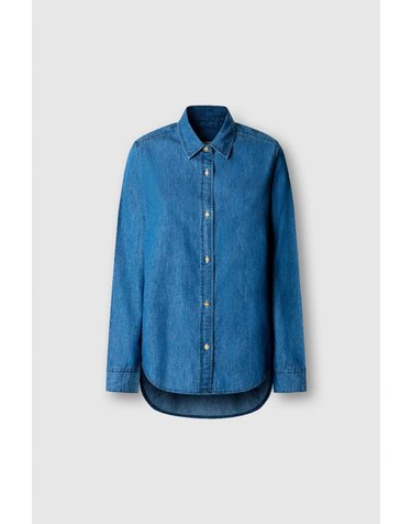 페페진스 레귤러핏 긴팔 데님 셔츠 4910231 AZUL