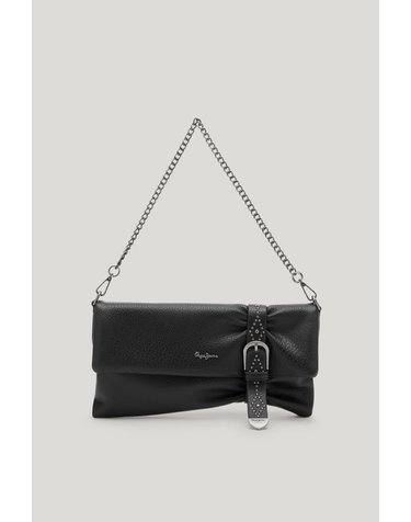 페페진스 체인 스트랩 폴더블 클러치백 0774252 NEGRO